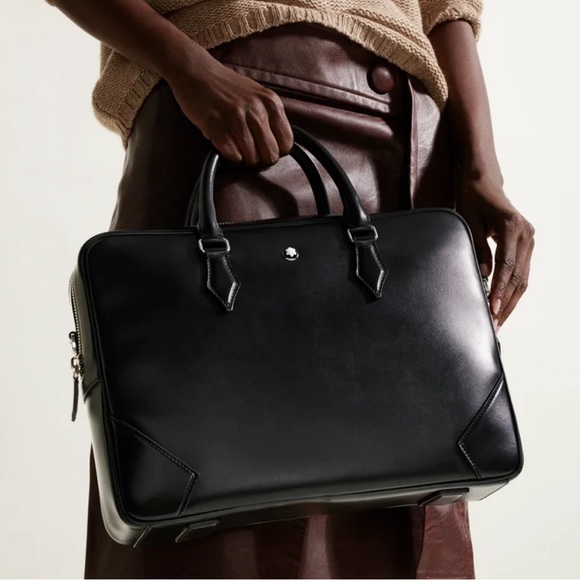 Montblanc MEISTERSTÜCK DOCUMENT CASE Black Leather - Picture 5 of 17